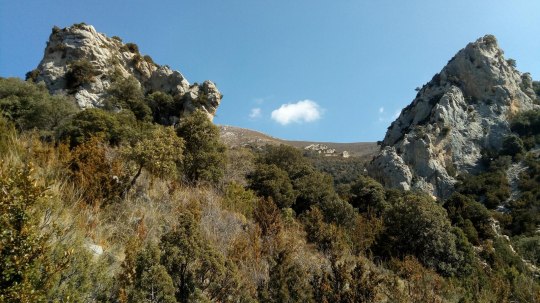 Ruta P9 Guara Central. Fuente Salada